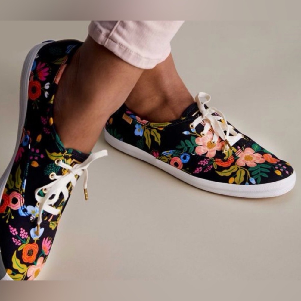 Keds x Rifle Paper Co Floral Sneakers | EUC | Sz 6.5